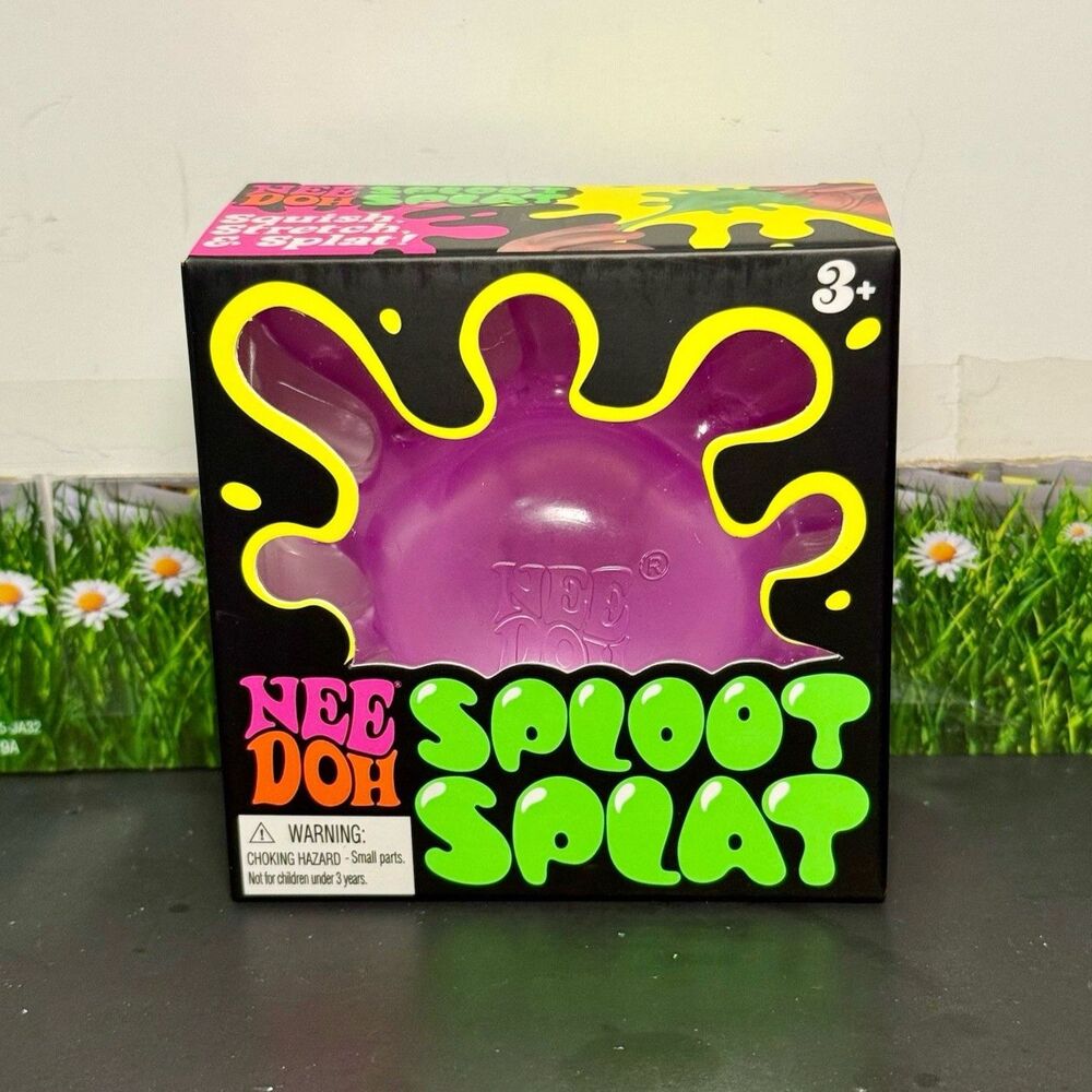 Schylling Purple NeeDoh SPLOOT SPLAT New & Authentic Stress Squish Nee Doh!